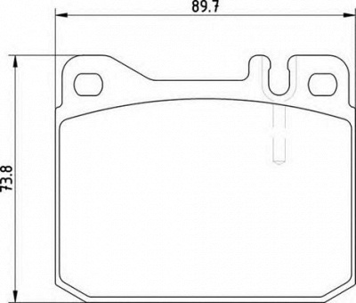 MAGNETI MARELLI 363700204141 -  Комплект тормозных колодок, дисковый тормоз